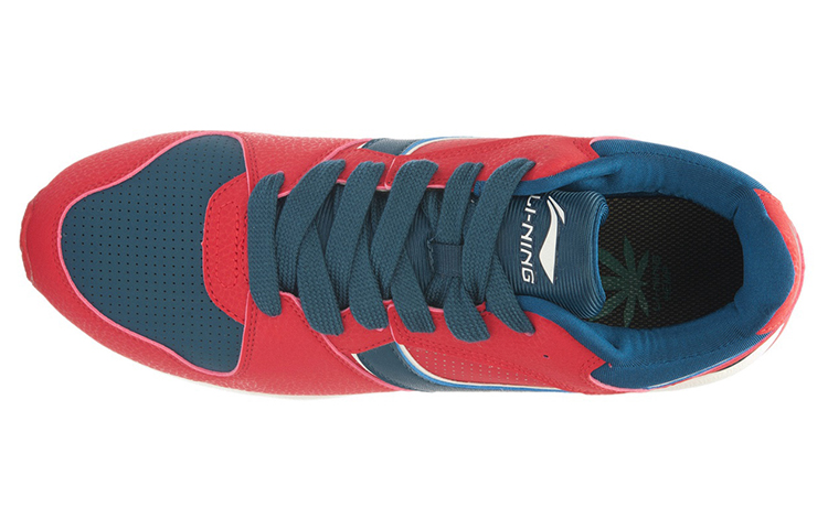 Lookbook Li-Ning Radiant 96 Klassieke Hardloopschoenen ''Rood Blauw'' ALCL007-1