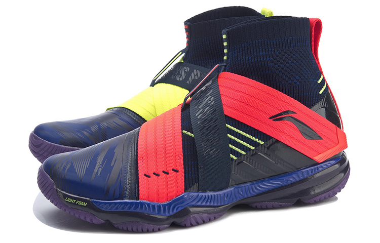 Lookbook Li-Ning Ranger 4.0 High 'Azul Rojo' AYAP015-4