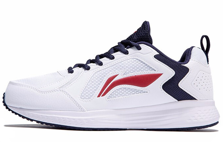 Li-Ning Rebound Shock Absorption Running Shoe 'White Blue Red' ARBQ039-4
