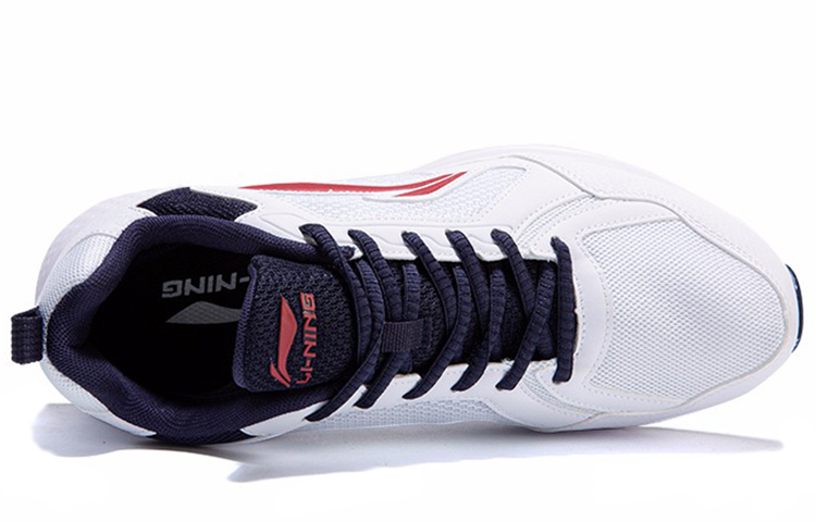 Shop Li-Ning Rebound Schokabsorberende Hardloopschoen ''Wit Blauw Rood'' ARBQ039-4