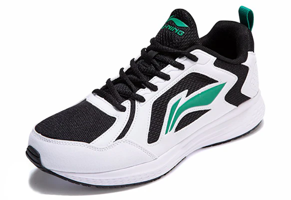 Li-Ning Rebound Dempende Hardloopschoenen ''Zwart Wit Groen'' ARBQ039-3 Lookbook Li-Ning Rebound Dempende Hardloopschoenen ''Zwart Wit Groen'' ARBQ039-3