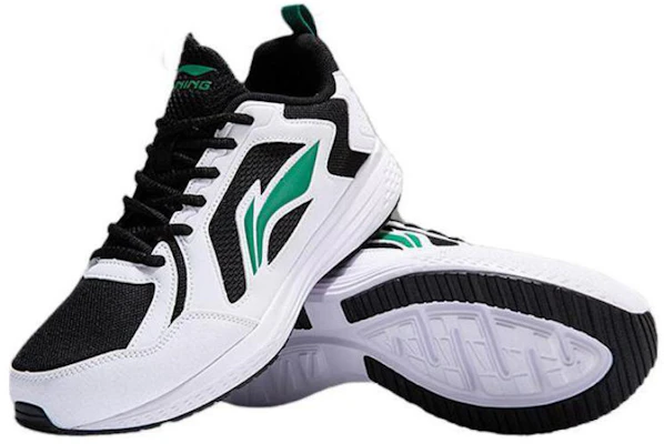 Li-Ning Rebound Dempende Hardloopschoenen ''Zwart Wit Groen'' ARBQ039-3 Shop Li-Ning Rebound Dempende Hardloopschoenen ''Zwart Wit Groen'' ARBQ039-3