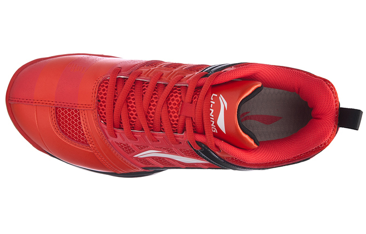 Lookbook Li-Ning Rebound Trainer Low ''Zwart Rood'' AYTM013-2