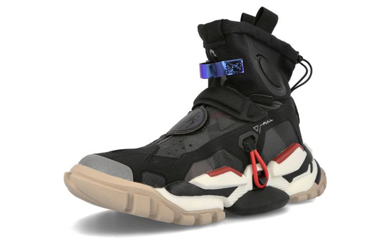 Lookbook 李寧リバーン2.0 HI "ブラックビンテージバスケ" AGBQ108-6
