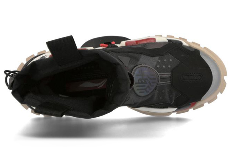 Shop 李寧リバーン2.0 HI "ブラックビンテージバスケ" AGBQ108-6