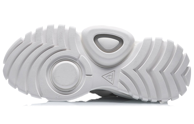 Shop 李寧LiNing 重燃 防滑耐磨輕便 低幫 老爹鞋 男女同款 白灰