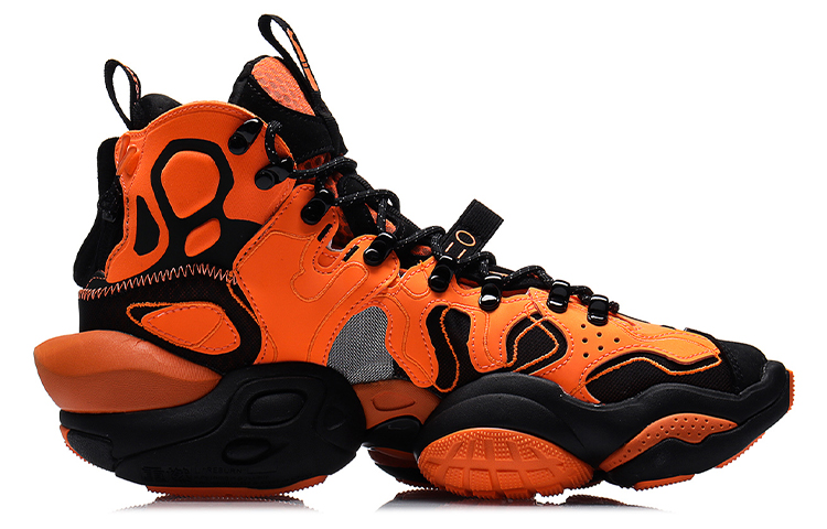 Order 리닝 리번 에이스 미드 '오렌지 블랙' (Li-Ning Reburn Ace Mid 'Orange Black') AGBQ079-2