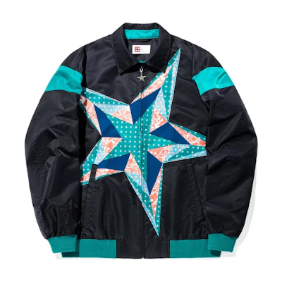 Li-Ning Reburn Collection Star Print Loose Fit Jacket Unisex Black AFDU277-3