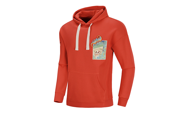 Li-Ning Red Cherry Unisex Soft Comfortable Hoodie AWDQ143-2