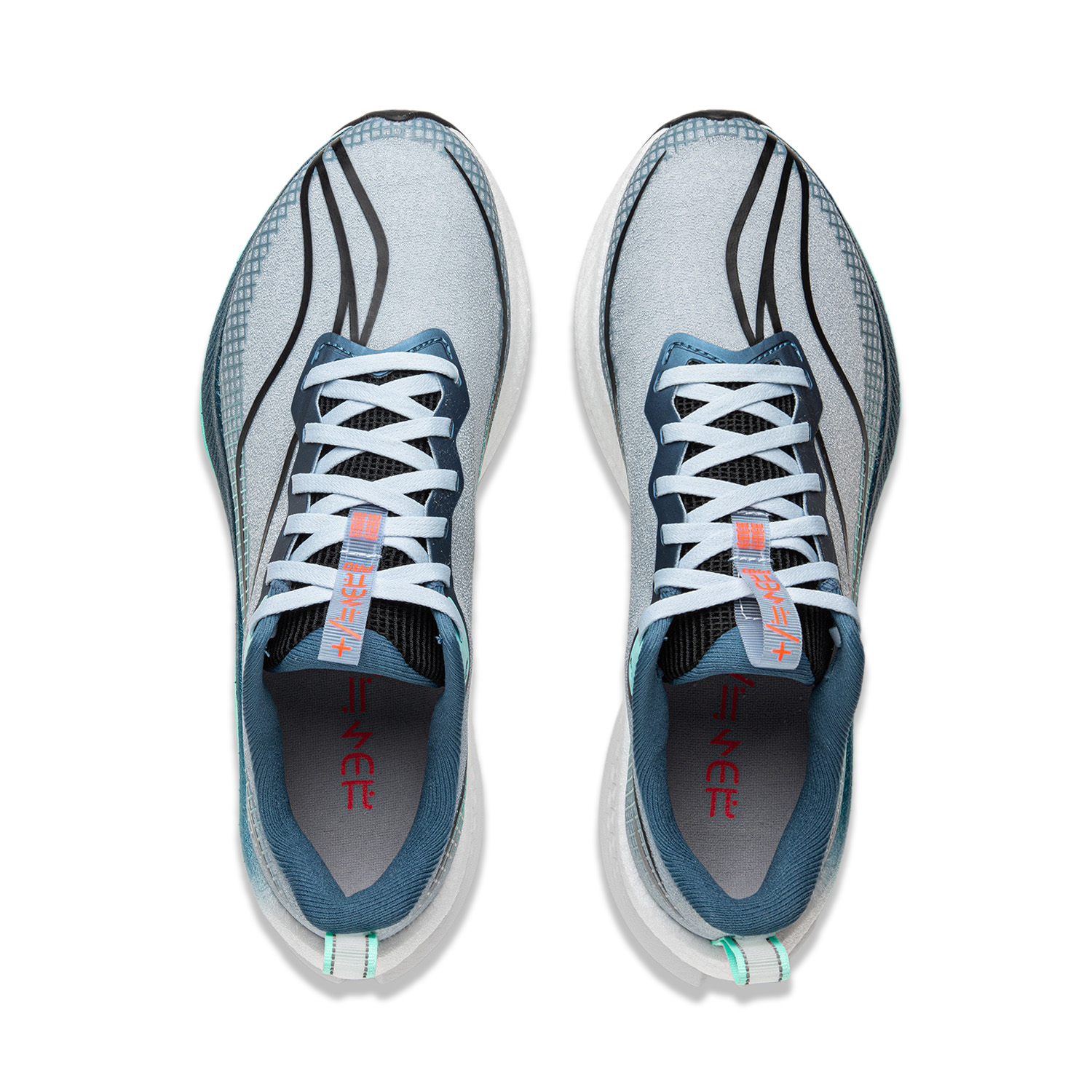 Shop 리닝 레드 헤어 7 프로 '블루 틸 화이트' ARPU001-24