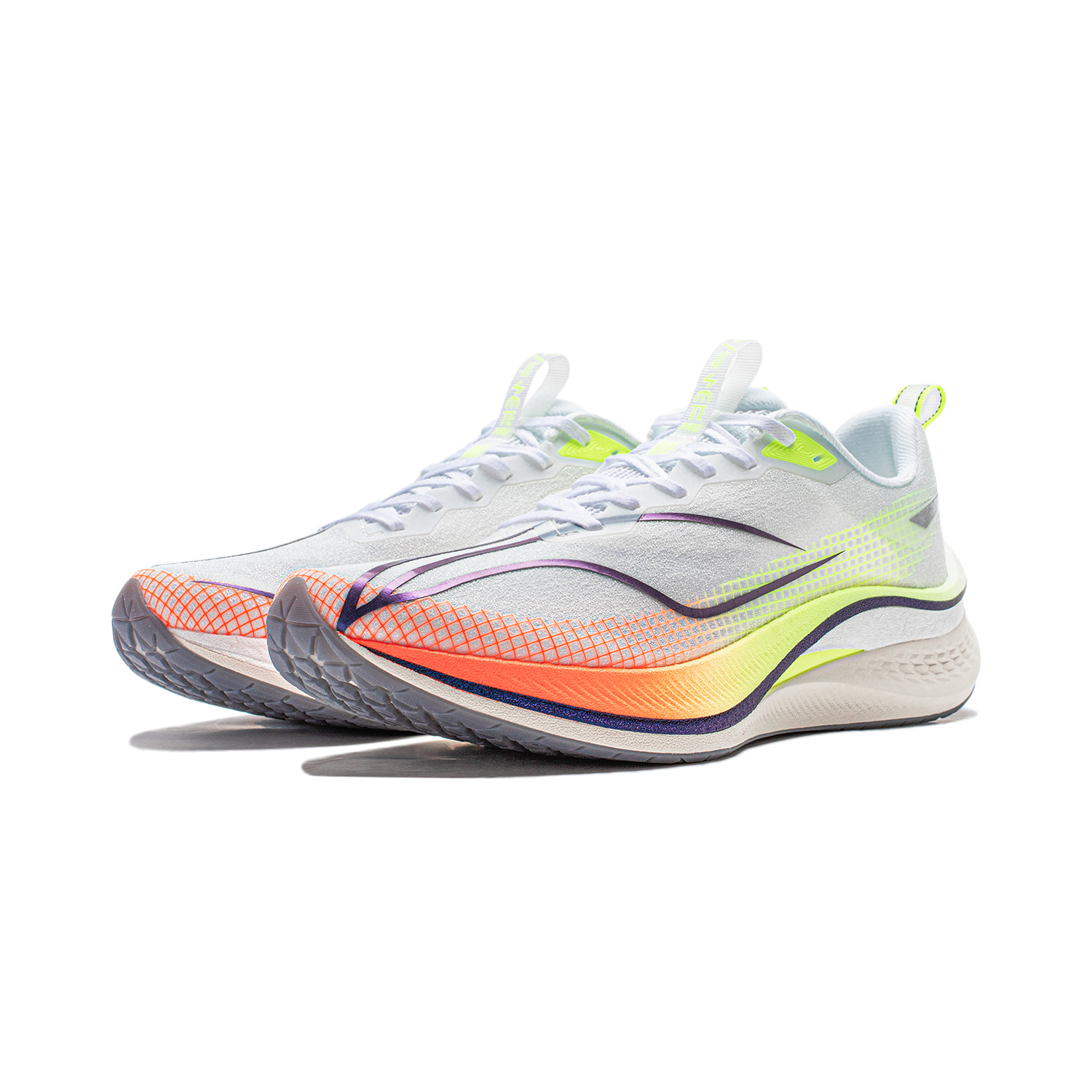 Lookbook Li-Ning Red Hare 7 Pro 'Blanco Naranja Amarillo' ARPU001-1