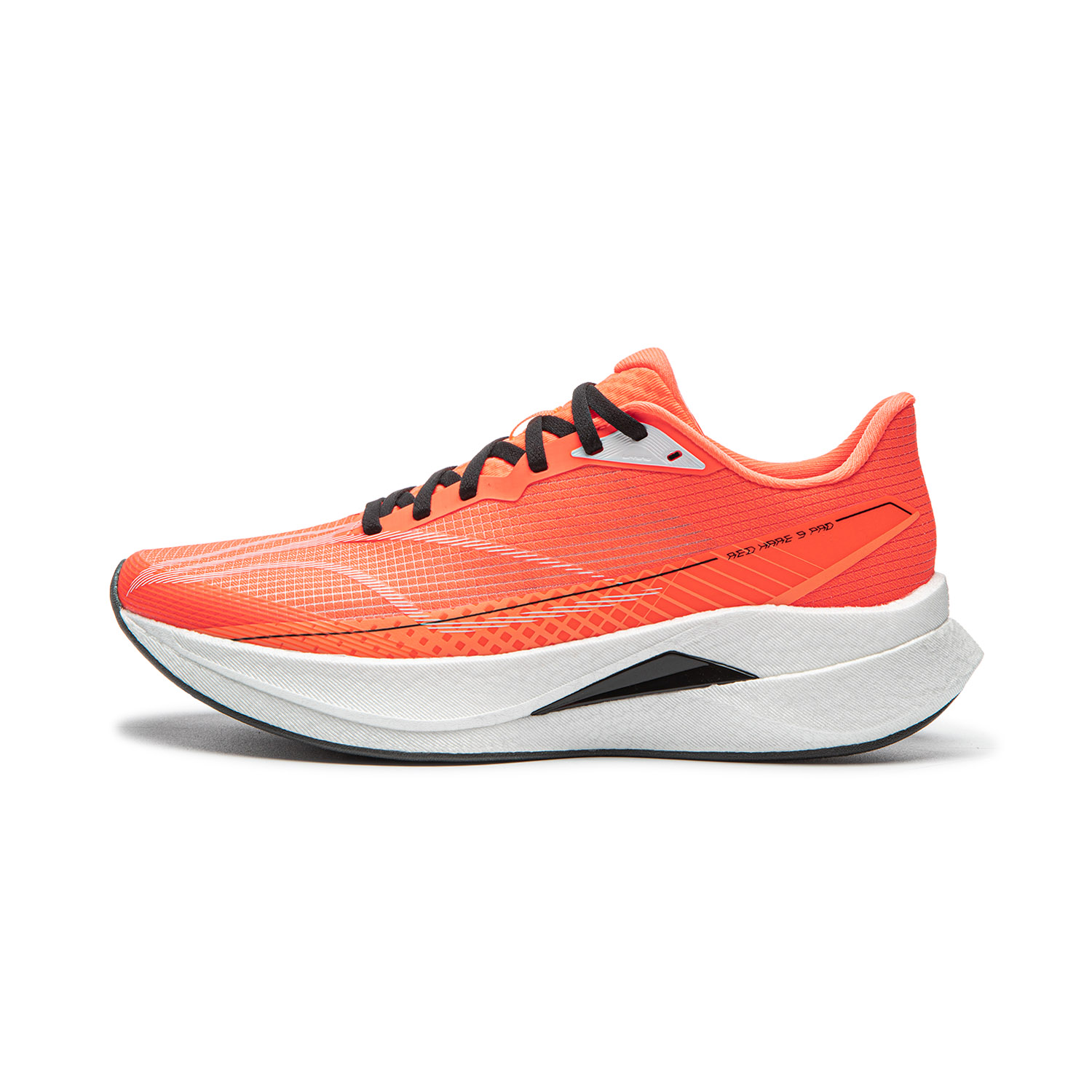Li-Ning Red Rabbit 9 Pro Marathon Running Shoes Fluorescent Flare Orange. ARPW001-47