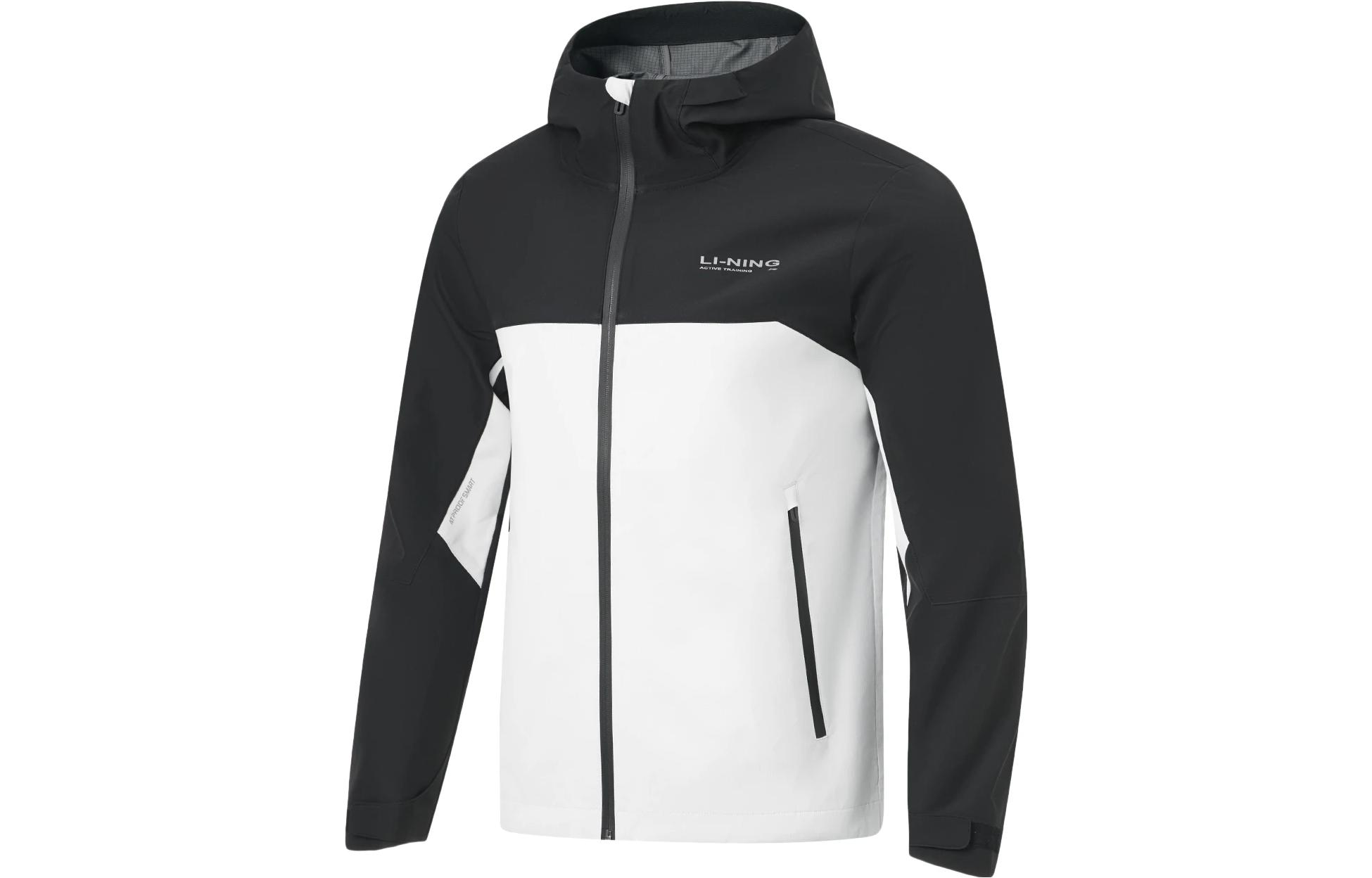 Li-Ning Reflective Colorblock Fitness Jacket Black AFDT843-6