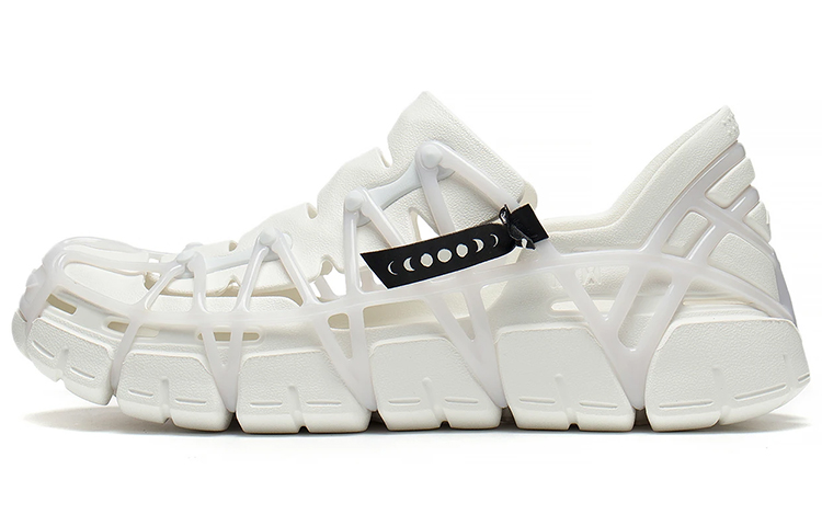 Li-Ning Reflective Shock-Absorbing Bounce Sports Sandals 'Milk White' AZSS011-3