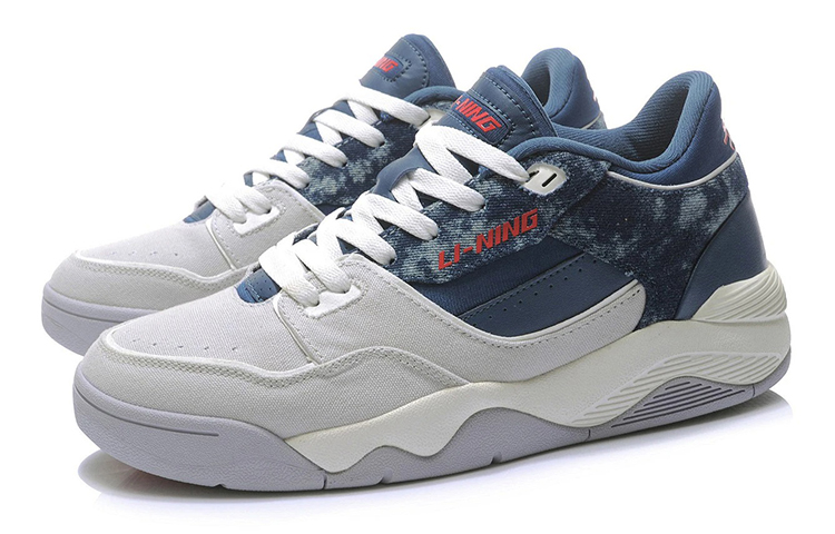 Lookbook Li-Ning Retro 80an Lembut Selesa Kelabu AGBR085-2