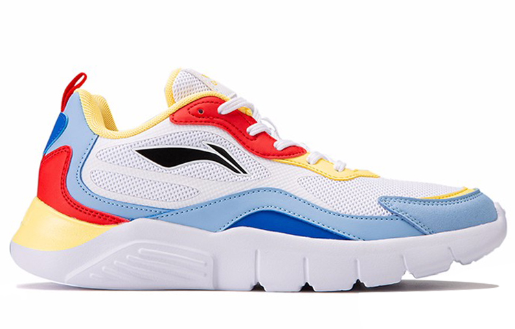 Order 李寧 復古潮流休閒 低幫 跑步鞋 男女同款 白藍