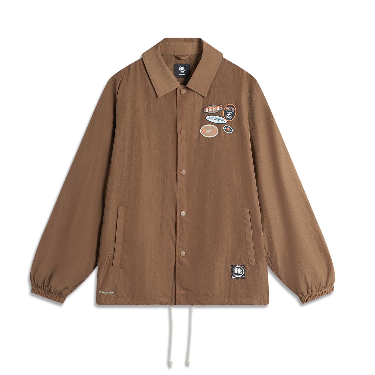 Li-Ning Retro Basketball Brown Water-Resistant Jacket | Casual Fall Outerwear AFDU209-6