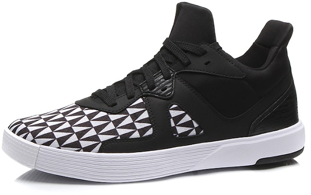 Li-Ning Retro Basketball Mid 'Black White Geometric' ABCM087-2 Order Li-Ning Retro Basketball Mid 'Black White Geometric' ABCM087-2