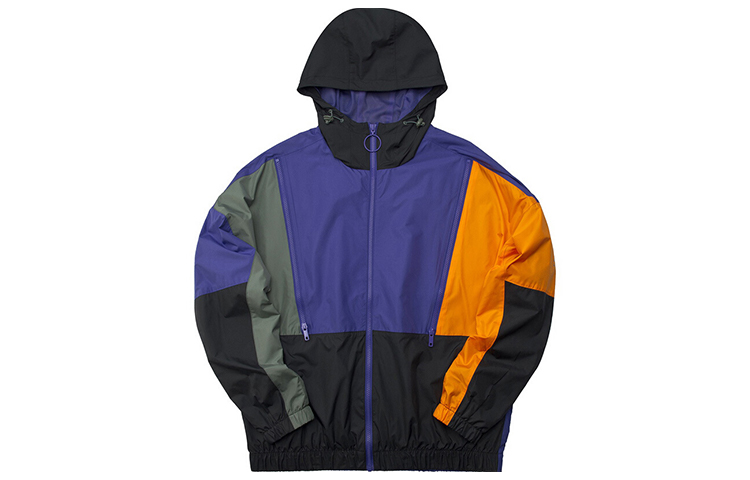 Li-Ning Retro Blue Hooded Casual Jacket AFDP155-4