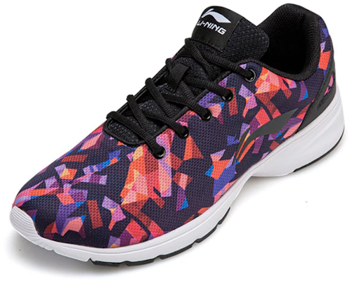 Li-Ning Retro Kasual Rendah 'Hitam Pelbagai warna' AGLQ185-4 Lookbook Li-Ning Retro Kasual Rendah 'Hitam Pelbagai warna' AGLQ185-4