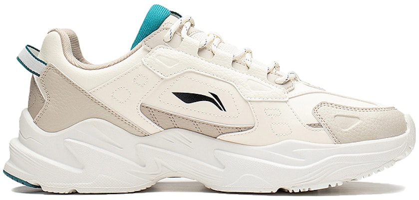 Li-Ning Retro Reflective Sneakers 'Beige Green' AGCS417-7 Order Li-Ning Retro Reflective Sneakers 'Beige Green' AGCS417-7
