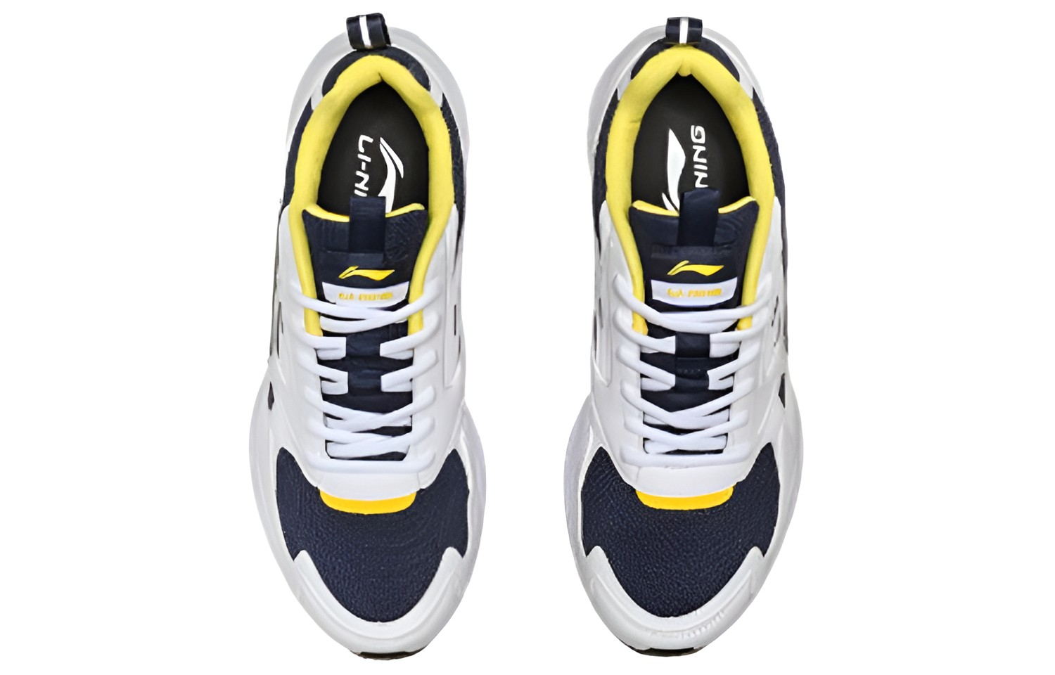 Shop Li-Ning Retro Running 'Blanco Azul' ARLQ005-1