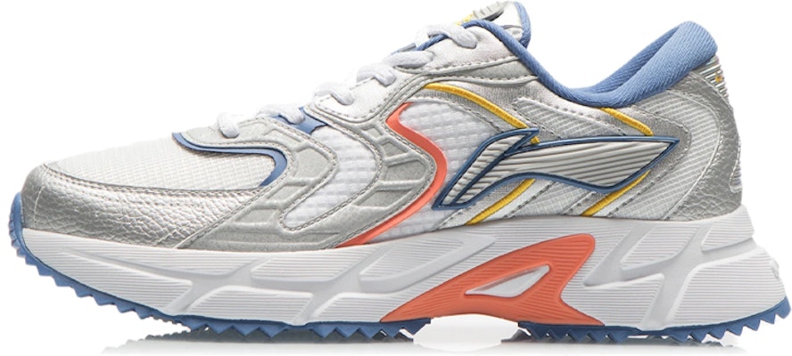 Li-Ning Retro Running Shoes 'Grey White Blue' ARLR013-6 Buy Li-Ning Retro Running Shoes 'Grey White Blue' ARLR013-6