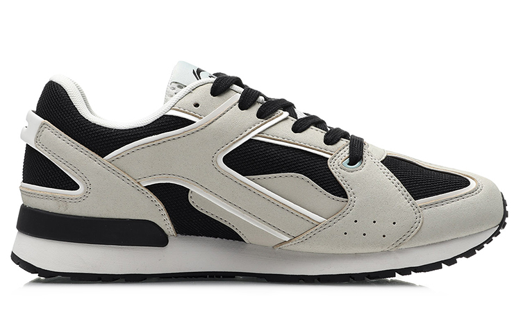 Order Li-Ning Retro Recortado Bajo 'Gris Negro' AGCP211-5