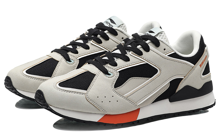 Lookbook Li-Ning Retro Recortado Bajo 'Gris Negro' AGCP211-5