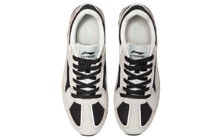 Shop Li-Ning Retro Recortado Bajo 'Gris Negro' AGCP211-5