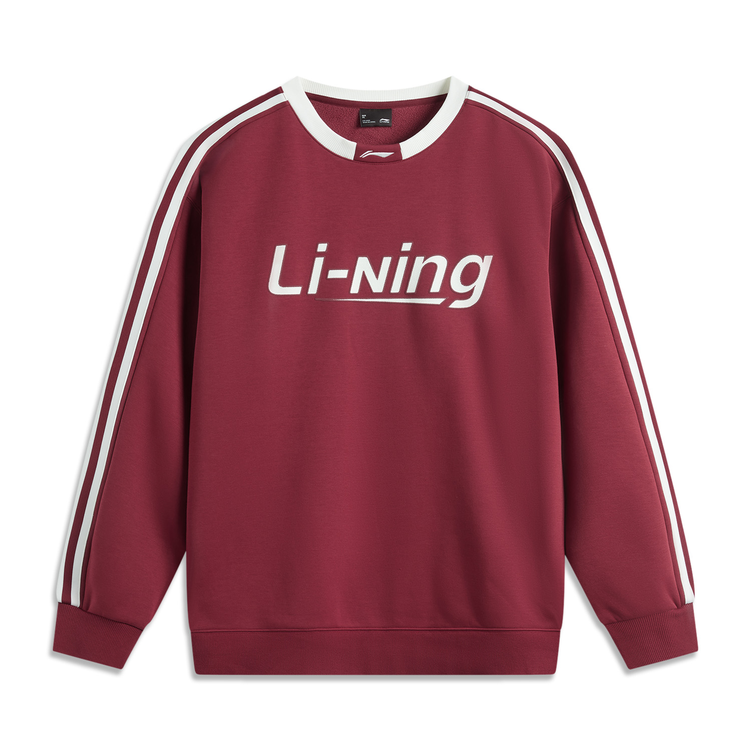 Li-Ning Retro Unisex Dopamine Pullover Sweatshirt - Red AWDUB71-8
