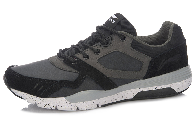 Order Li-Ning Retro Walker Low 'Abu-Abu Hitam' ACGM001-3