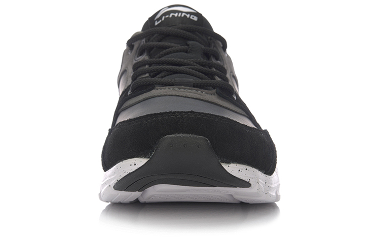 Shop Li-Ning Retro Walker Low 'Abu-Abu Hitam' ACGM001-3