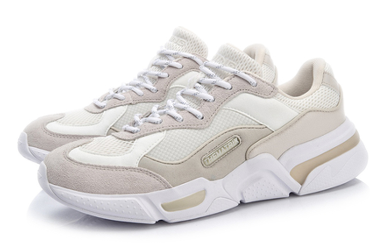 Lookbook Li-Ning Reverses Klassisch Light Freizeit Low ''Weiß Grau'' AGCN293-3