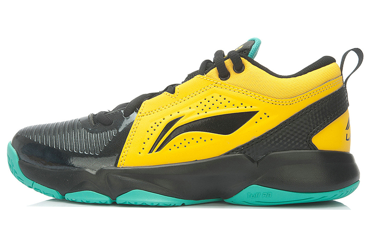 Li-Ning Rider Basketball Shoes 'Black Yellow Green' ABPK005-3