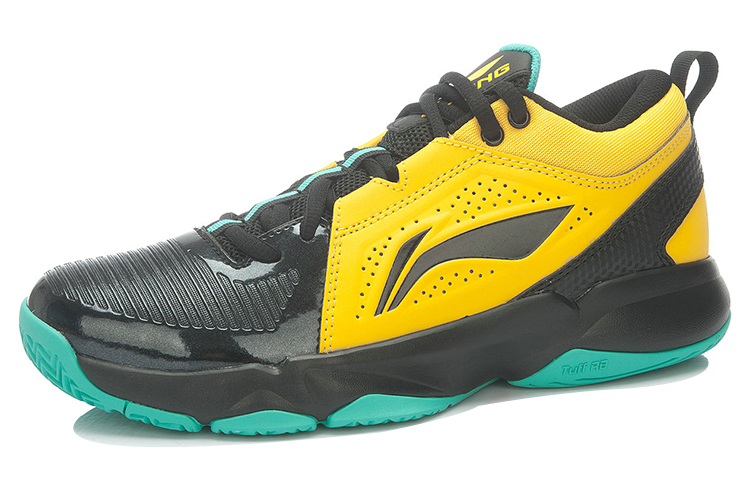 Order Li-Ning Rider Basketbalschoenen ''Zwart Geel Groen'' ABPK005-3