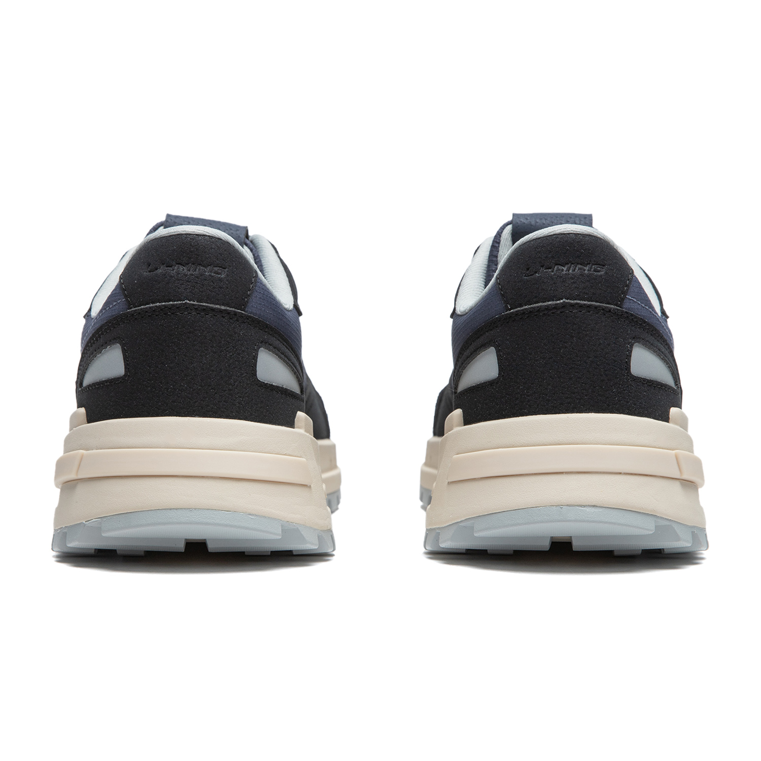 Details for Li-Ning Rider Low 'Hitam Biru' Sneakers Pria Casual Sporty AGCU117-2