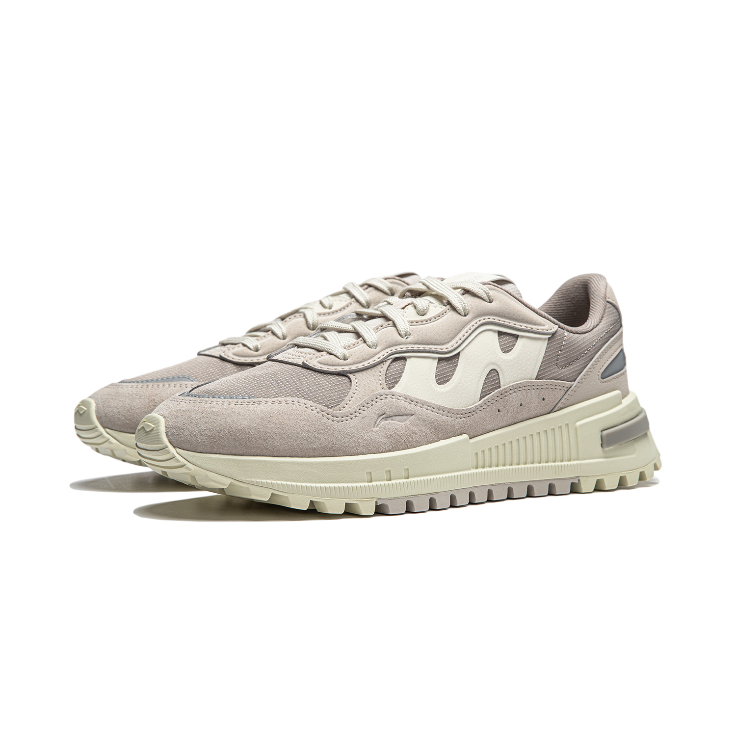 Lookbook Li-Ning Rider Low ''Stone Ridge Grijs'' AGCU117-3