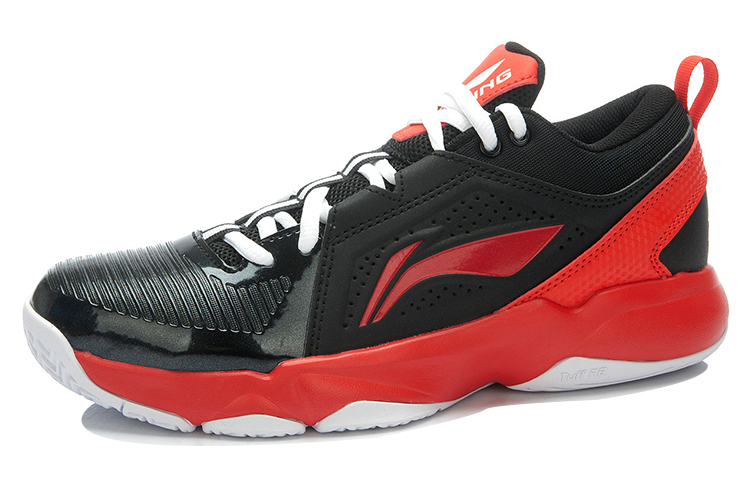Order Chaussures de Basket Li-Ning Rider Low ''Rouge Noir Blanc'' ABPK005-2