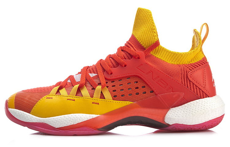 Li-Ning Roar Mid 'Red Yellow' AYAP021-1