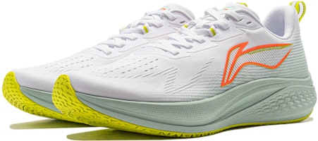 LiNing李寧 紅兔7 減震防滑輕便回彈 低筒 跑步鞋 男款 標準白 Lookbook LiNing李寧 紅兔7 減震防滑輕便回彈 低筒 跑步鞋 男款 標準白