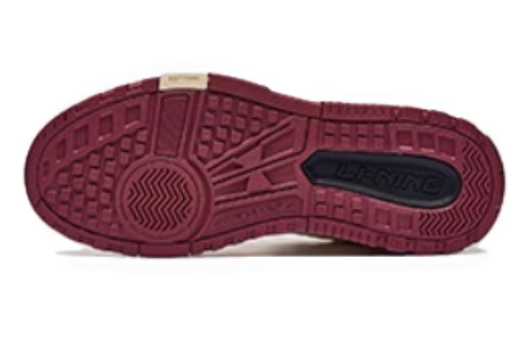 Lookbook Li-Ning Sepatu Low Top Toe Bulat 'Beige' AGCT223-1