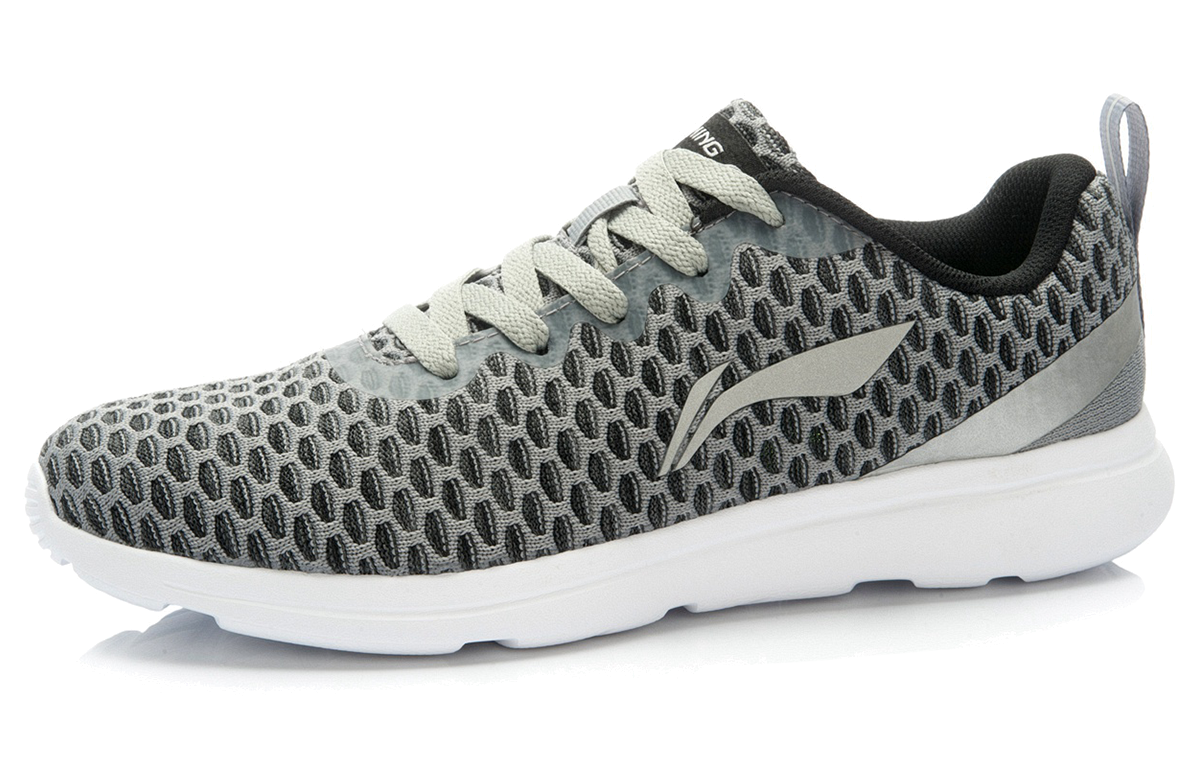 Order Li-Ning Pelari 'Abu-abu Hitam' ARJK009-6