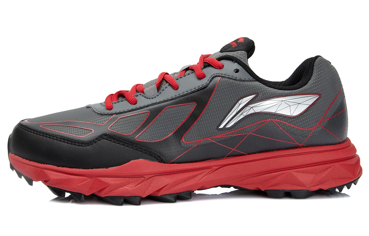 Li-Ning Runner Low 'Black Grey Red' ARDK017-1