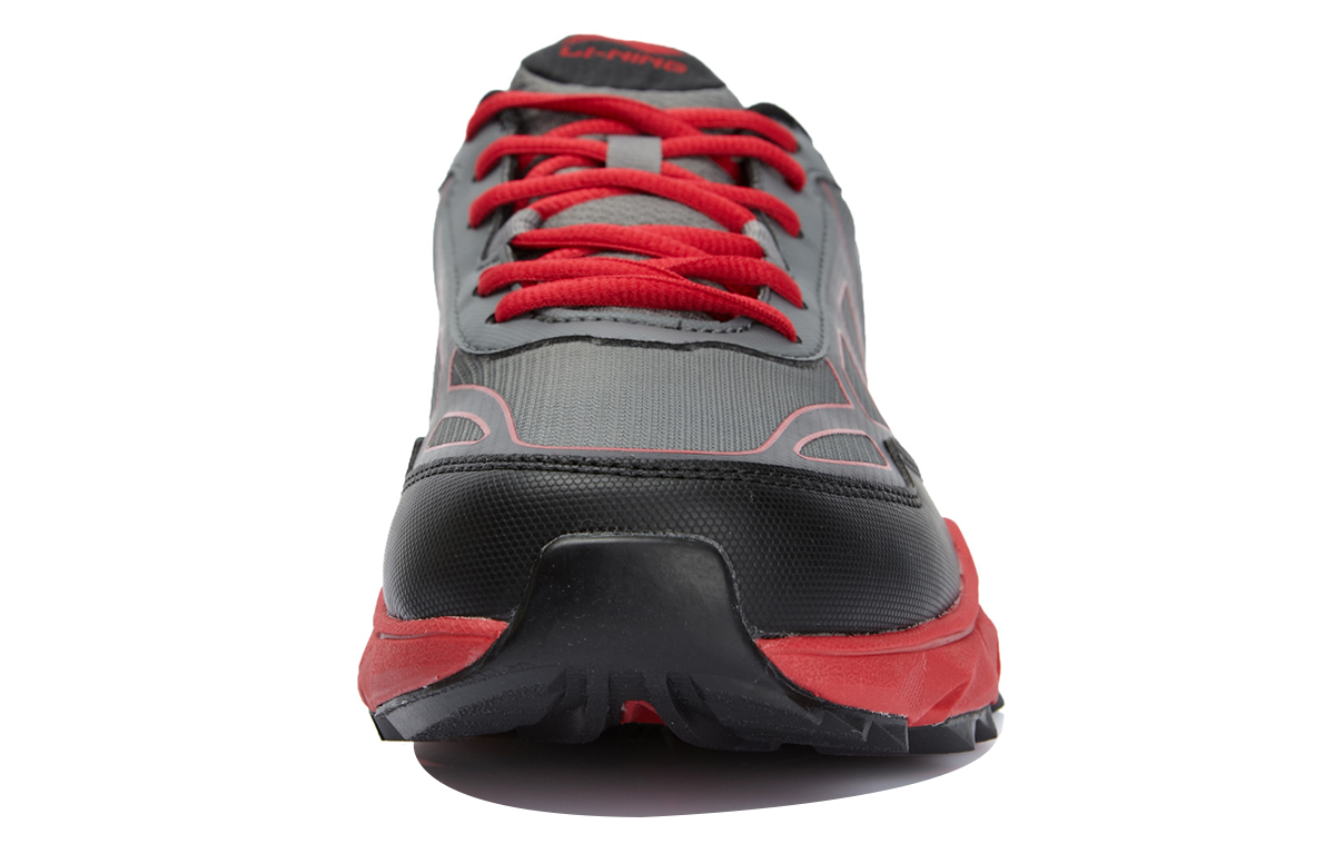 Shop Li-Ning Runner Low 'Black Grey Red' ARDK017-1