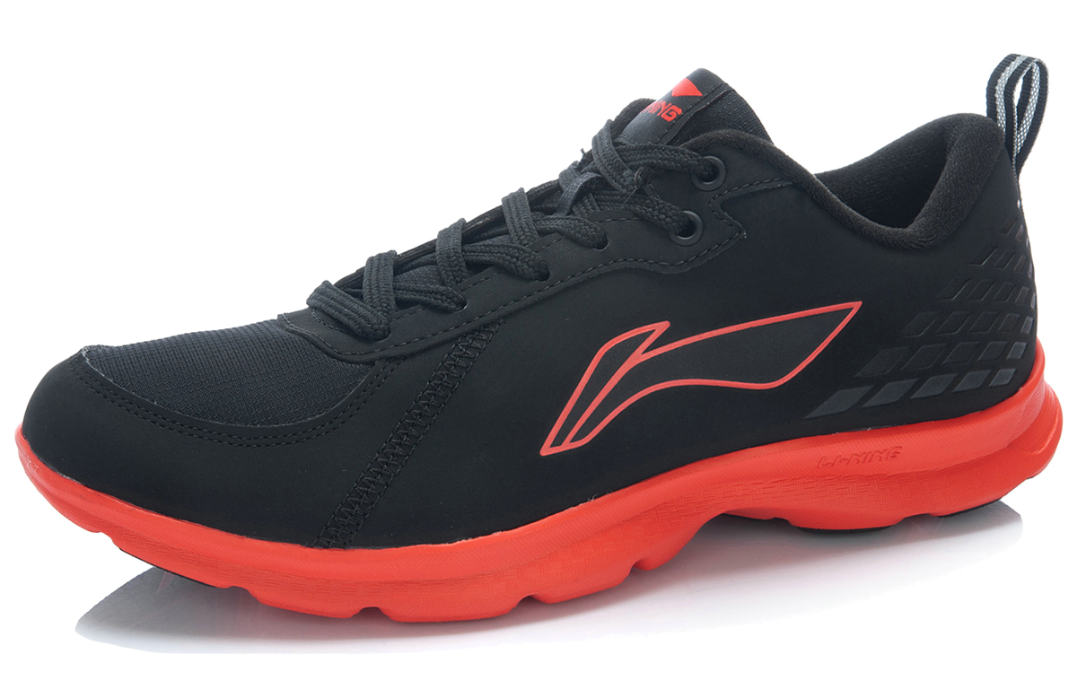 Order 李宁 低帮跑鞋 '黑红' ARBJ001-1