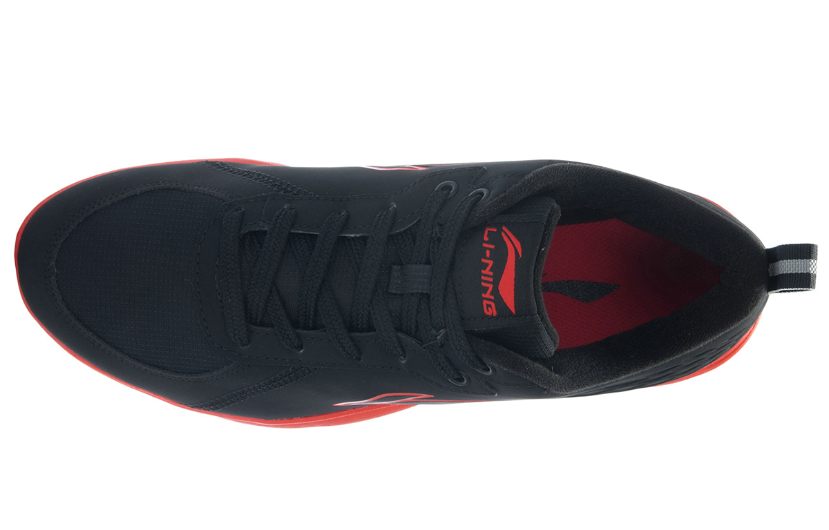 Lookbook Li-Ning Runner Low 'Black Red' ARBJ001-1