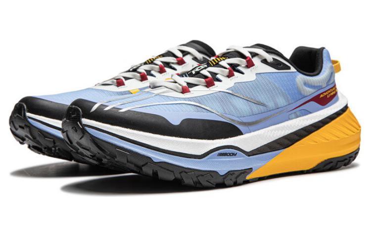 Lookbook LiNing李寧 的卢 耐磨透氣 低筒 跑步鞋 男款 藍黑