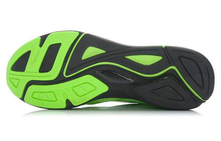 Shop LiNing李寧 舒適 休閒 精巧通風 低筒 跑鞋 男款 螢光柔綠