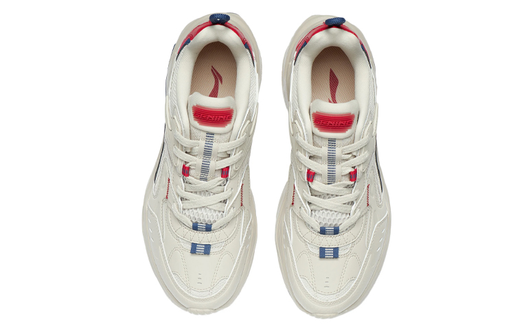Shop Li-Ning Runner Low 'Oatmeal Grey' AGCR331-3